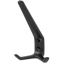 Gancio per cappelli 0032 2 ganci, alluminio 89mm, ramato, nero, altezza 127mm