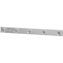 Handtuchhakenleiste 5 Hak.H.35mm L.360mm Alu.silberf.elox.A.33,5mm Hermeta