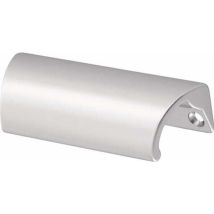 Hermeta - Möbelgriff Aluminium silberfarbig eloxiert 78 mm