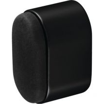 Fermaporta a parete 4700/4702/4704 alluminio, anodizzato nero, lunghezza 25 mm Hermeta