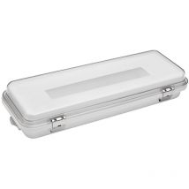 Normalux - Luz led de emergencia 'Hermetic' estanca de superficie (1W 5700K 110lm) IP65/IK10 36x13x7cm color blanco
