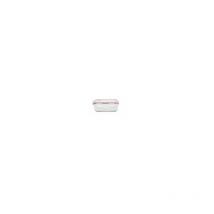 Hermetico alimen. rect 570ML vidrio Iris 1 pz