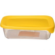 Pojemnik na żywność 'fresh&go' prostokątny 0,5l /żółty/ transparentny - Curver