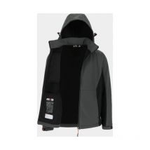 Veste de pluie Herock Trystan Softshell gris et noir xl