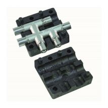 Herraje de cruce con caja de eps 16 x 16 x 16 mm multitubo