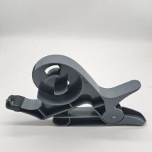 Coocheer - Herramienta de escritorio para envolver regalos, dispensador de cinta adhesiva, simplifica el envoltorio navideño - Gris pizarra