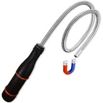 Herramienta de recogida magnética de 600 mm, herramienta de recogida magnética flexible, varilla magnética flexible para recoger piezas pequeñas,