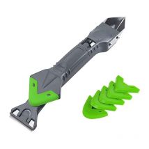 Herramientas de silicona para calafateo, kit 5 en 1, raspador alisador de silicona, removedor de silicona, kit de sellador de silicona, para cocina y
