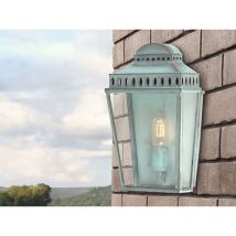 Außenwandleuchte mansion house im Landhausstil mit Patina Höhe 37,5cm
