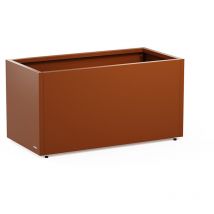 Herstera Garden - acier bac à plantes surélevé Cube rouille