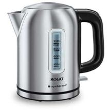 Hervidor 1L Inox Sogo – Potencia 2200W – Color Plateado