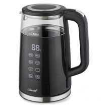 Maestri - Feel Maestro Hervidor MR-049 Negro Transparente Cristal Vidrio de Borosilicato 2200 w 1,7 l