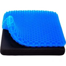 Coussin de siège en gel Bleu Herzberg HG03220-BLU