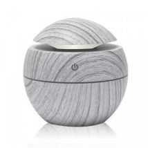Herzberg Umidificatore D'Aria Diffusore Di Oli Aromatici Grigio