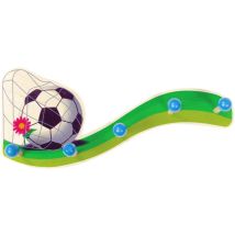 Hess - 30300 - Giocattoli In Legno - Appendiabiti Da Parete - Calcio