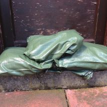 Yuzet - 50 Green Sandbag Polypropylene Woven uv Proof Rot Proof- Empty - Green