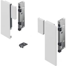 Set Verbinder für gestaltbare Front, Höhe 187 mm, weiß, Inlayzarge - Hettich