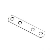 Ferrure d'assemblage poli l.80 mm - Hettich