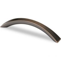 Hettich - MB-Segmentbogengriff, Egara, 9071718, B20x128mm, H30mm, bronzeopt.ant., gebürst.
