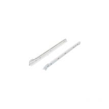 Coppia di guide a rulli FR402 Hettich L.550 mm - Portata 25 kg - Bianco - 1058349