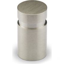 Hettich - MB-Knopf, Monacum, 9070957, ø 10mm, h 25mm, Edelstahl, edelstahl gebürstet