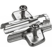 Hettich - Möbel-Kreuzmontageplatte, Distanz 3mm, Sensys 8099, 9071597, vernickelt