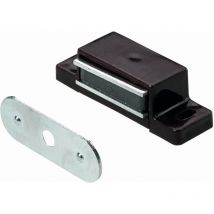 Hettich Magnetschnäpper 15 x 14 x 45 mm braun 4 kg - 10 Stück Möbelbeschläge