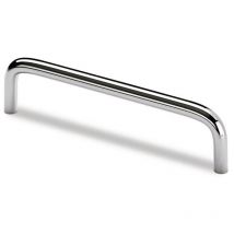 Poignée meuble Avenio Acier chromé poli 64mm D.8mm Hettich