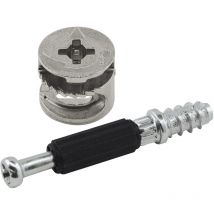 Vasalat Hettich Exzenter Möbelverbinder Rastex 15 Material: Zinkdruckguss vernickelt Inhalt: 50 Stück