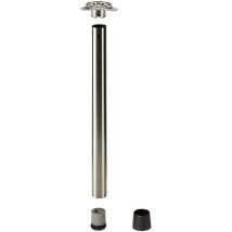 MB-Tischbein, ø 60x1200mm, Ayo, 46048, chrom hochglanz - Hettich