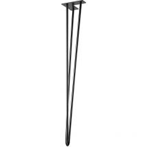 Hettich Tischbein "Hairpin", Tischkufen, Haarnadel, edles Design, 710mm, 1 Stück
