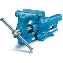 100160 Schraubstock (160 mm), aus Stahl, mit Amboss und Trapezgewinde - Heuer