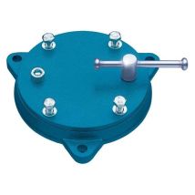 Drehteller 360° für HEUER Schraubstöcke – Höhe 65 mm – Breite 190 mm – Länge 400 mm – Gewicht 2780 g – Material Stahlgeschmiedet – Farbe Schwarz