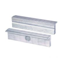 Ganascia di protezione morsa tipo n per larghezza ganascia 150mm, profilo scanalato Alu. Heuer