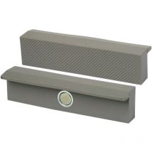 Ganascia di protezione morsa per larghezza ganasce 160mm con ondulazione PU BROCKHAUS