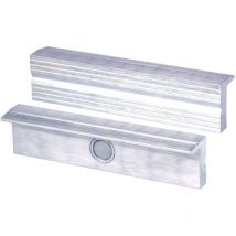 Heuer - Mordaza de protección tipo n para mordaza de 180 mm de ancho, perfil de ranura, aluminio, 1 par / pu