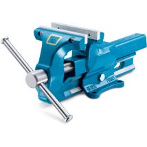 Schraubstock 120 mm + Wechselbacken, Amboss, Spannweite 150 mm, Werkbank - Heuer