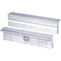 Schraubstockschutzbacke typ n f.Backen-B.125mm Rillenprofil Alu. Heuer