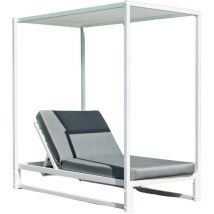 Lit de jardin en aluminium Texas