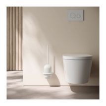 Hewi - Series 477 ensemble de brosses de toilettes 4772010099 pour montage mural, blanc