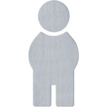 Simbolo uomo 710XA.150.1 va colore numero xa L.71.5mm H.150mm S.1.5mm Hewi