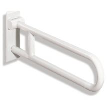 Stützklappgriff Serie 801 l 850mm, Stahlkern reinweiß - Hewi
