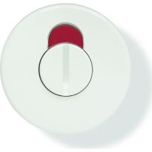 WC-Rosette, ø55mm, lange Nocken, FB-Seite, sand, flach, fbm, Riegel-VK8 - Hewi