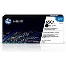Hewlett Packard - hp hp 650A Black Standard Capacity Toner 13.5K pages for hp Color LaserJet Enter - Black