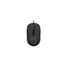 Hewlett Packard - hp 150 Souris (Souris Filaire, jusqu'à 1,00 dpi, Souris pour droitiers, Souris gaucher), Noir (240J6AAABB)