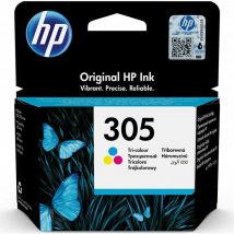 Hp 305 Original Cyan, Magenta, Jaune 1 pièce (3YM60AEUUQ) - Hewlett Packard