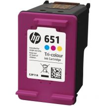 Hewlett Packard - hp 651 - Ink Cartridge Original - cyan, magenta, Yellow (C2P11AE302)