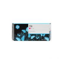Hewlett Packard - hp 738 300-ml Magenta DesignJet Ink Cartridge (676M7A)