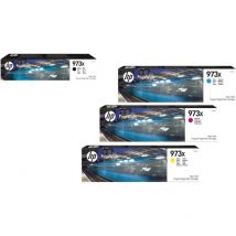 Hewlett Packard - hp Original 973X Druckerpatronen 4er Set schwarz cyan magenta gelb L0S07AE - Original - Ink Cartridge (OPL0S07AE)