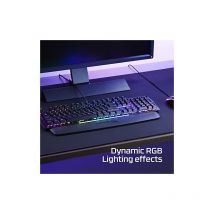 Hyperx - Hewlett Packard Alloy MKW100 – Clavier de jeu mécanique, éclairage dynamique rgb, mémoire intégrée pour sauvegarder les profils d'éclairage,